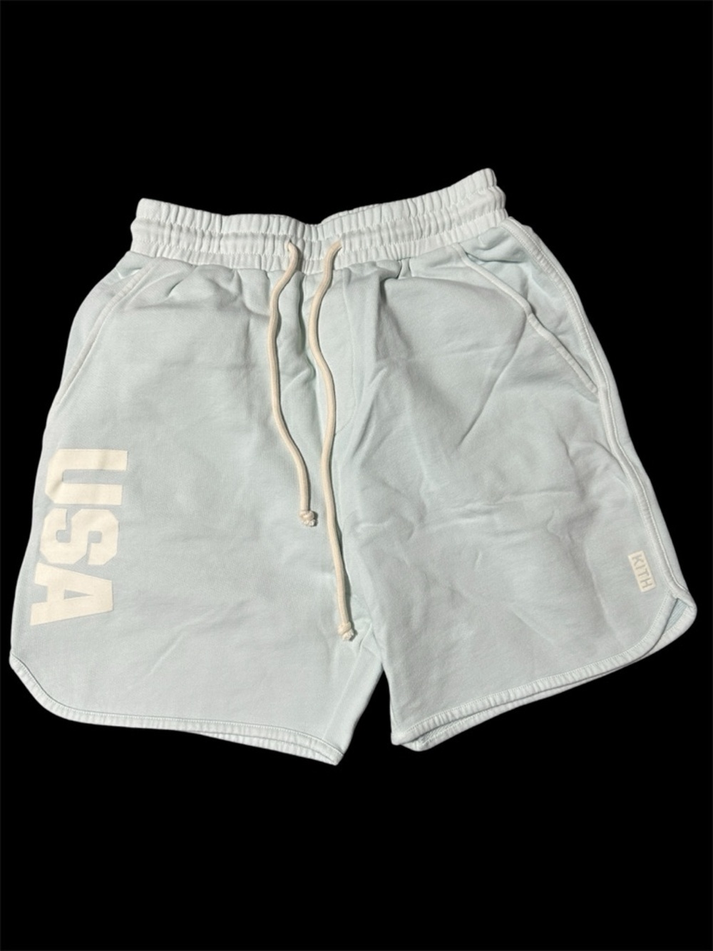 Kith Team USA Olympic Rings Glisten Shorts Blue Small NWT